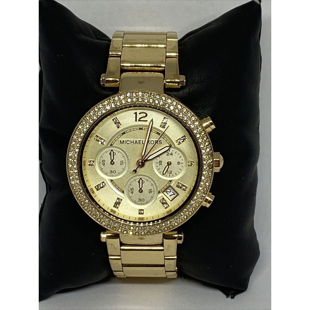 Michael Kors Parker MK5354 Women Stainless Steel Analog Dial Quartz Watch XR652 - Picture 3 of 12